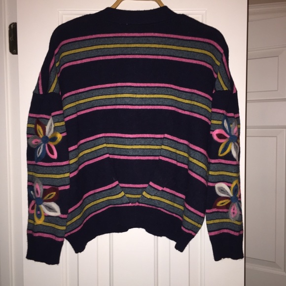 SOLD NWT anthro brand Moth Felted Posy Cardigan - Picture 8 of 8